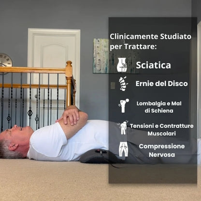 Sollievo da Sciatica e Mal di Schiena in 15 Minuti al Giorno: Massaggiatore DorsaNova™