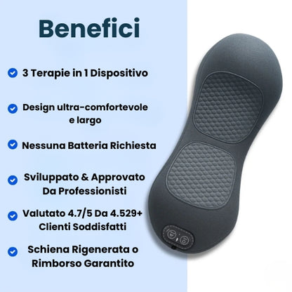 Sollievo da Sciatica e Mal di Schiena in 15 Minuti al Giorno: Massaggiatore DorsaNova™