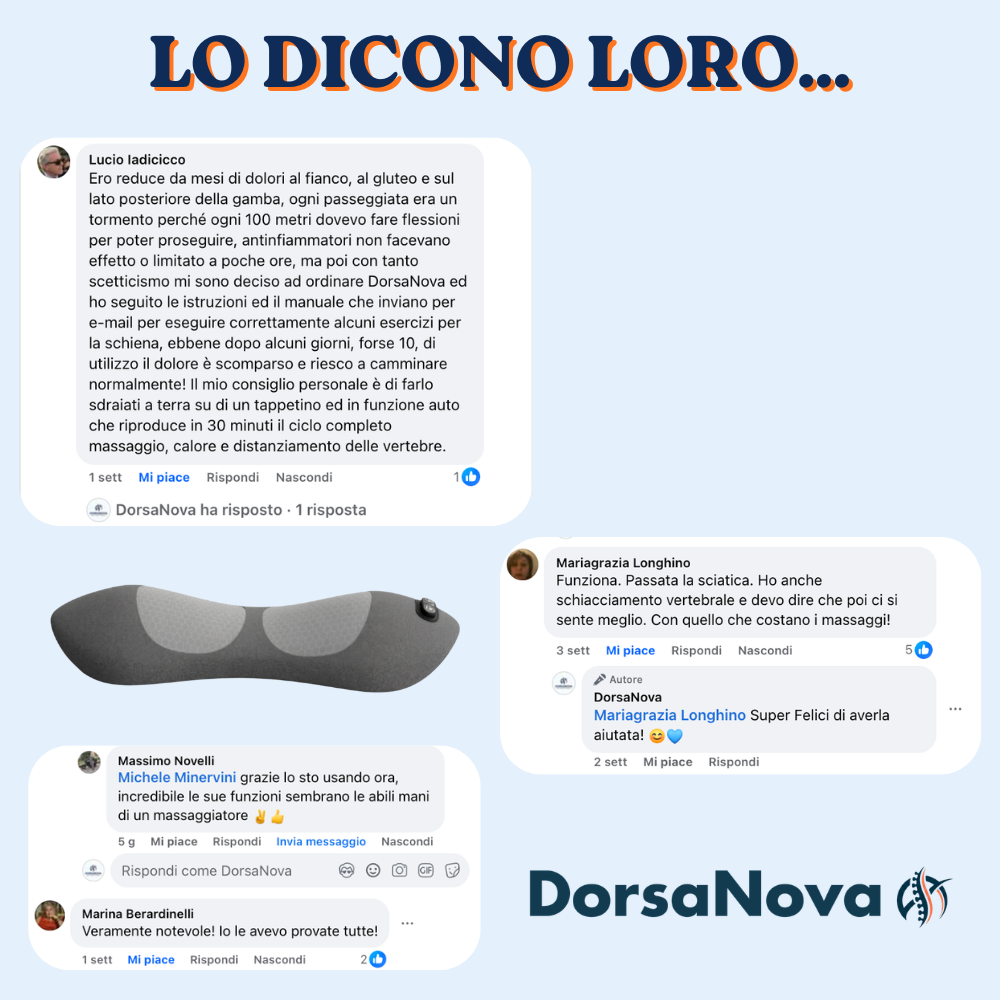Sollievo da Sciatica e Mal di Schiena in 15 Minuti al Giorno: Massaggiatore DorsaNova™