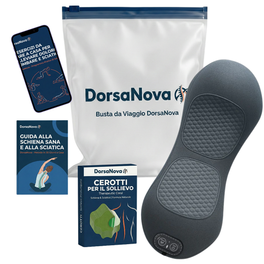 Sollievo da Sciatica e Mal di Schiena in 15 Minuti al Giorno: Massaggiatore DorsaNova™