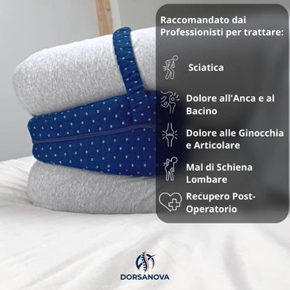 Cuscino DorsaNova™ - Sollievo per Anca, Schiena e Sciatica