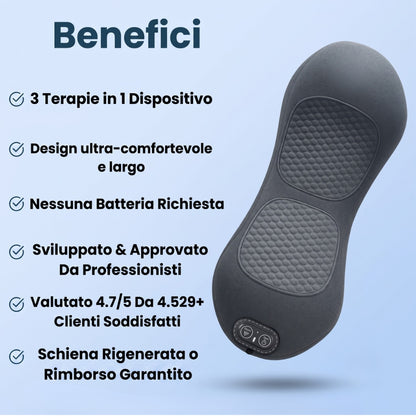 Sollievo da sciatica e mal di schiena in 15 minuti al giorno: Massaggiatore Lievos